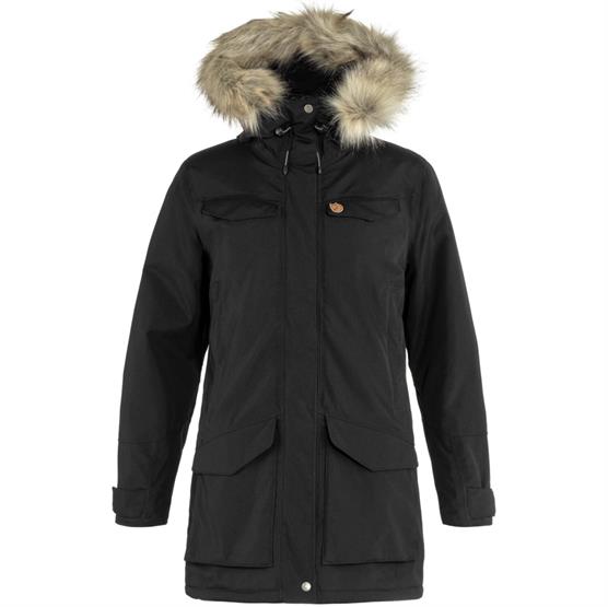 Fjällräven Nuuk Parka til kvinder - Vinterjakke i sort