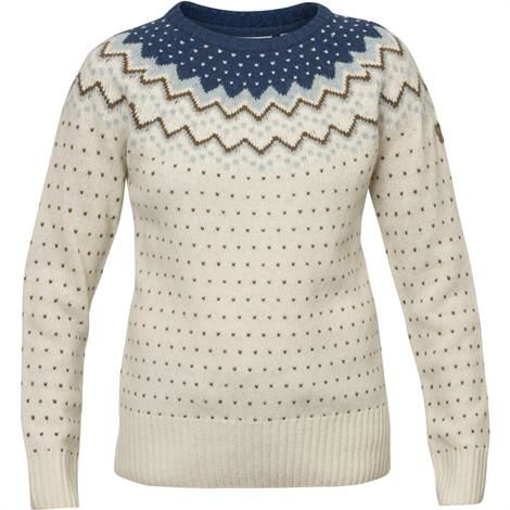 Fjällräven Övik Strikket Sweater Dame - Glacier Green
