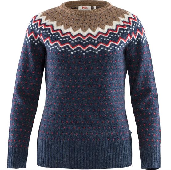 Fjällräven Övik Knit Sweater til kvinder - Mørkeblå