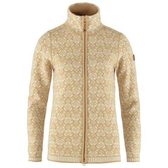Fjällräven Snow Cardigan til kvinder - Dune Beige tilbud