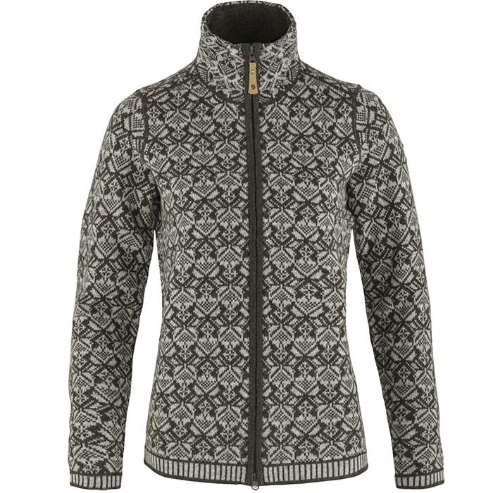 Fjällräven Ven Snow Cardigan til kvinder – Grøn Udsalg!