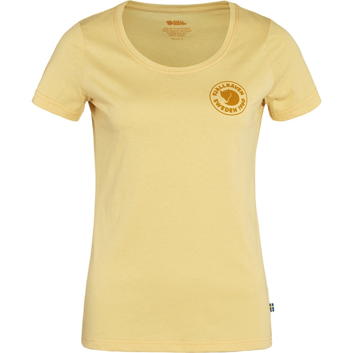 Fjällräven 1960 Logo T-shirt til kvinder – Majsgul tilbud!