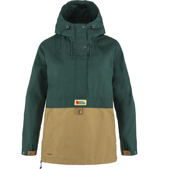 Fjällräven Vardag Anorak til kvinder - Arctic Green/Buckwheat Brown