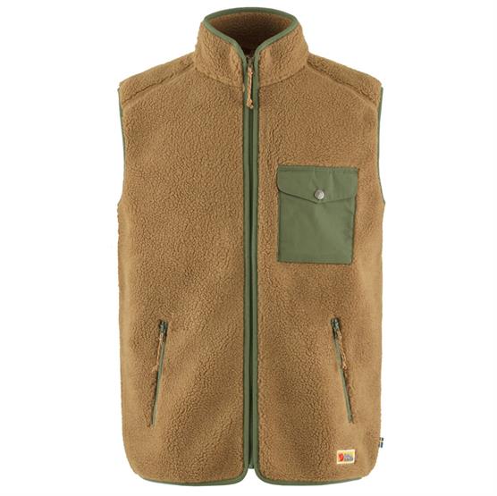 Fjällräven Vardag Fleecevest til mænd - Buckwheat Brown