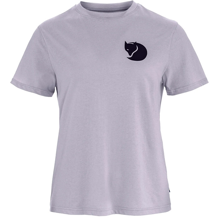 Fj? Llr? Ven Fox Boxy Tee Kvinder   Damer Lavender Mist L   T Shirts