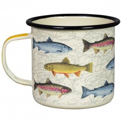 Gentlemen's Hardware Emaljekrus med Fiskemotiv - Must-Have!
