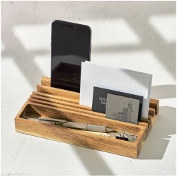 Gentlemen's Hardware Træ Skrivebords Organizer – Tilbud!