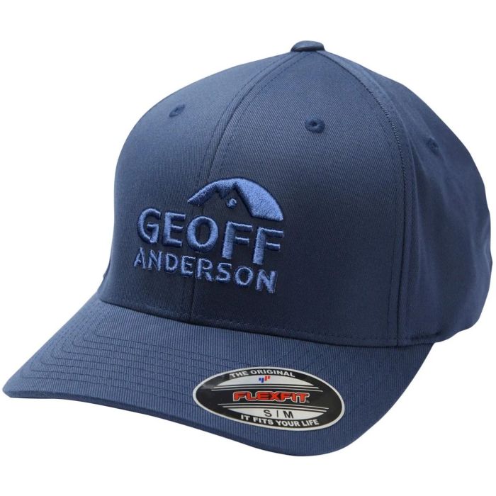 Geoff Anderson Nu Flexfit Cap - Blå Tilbud!