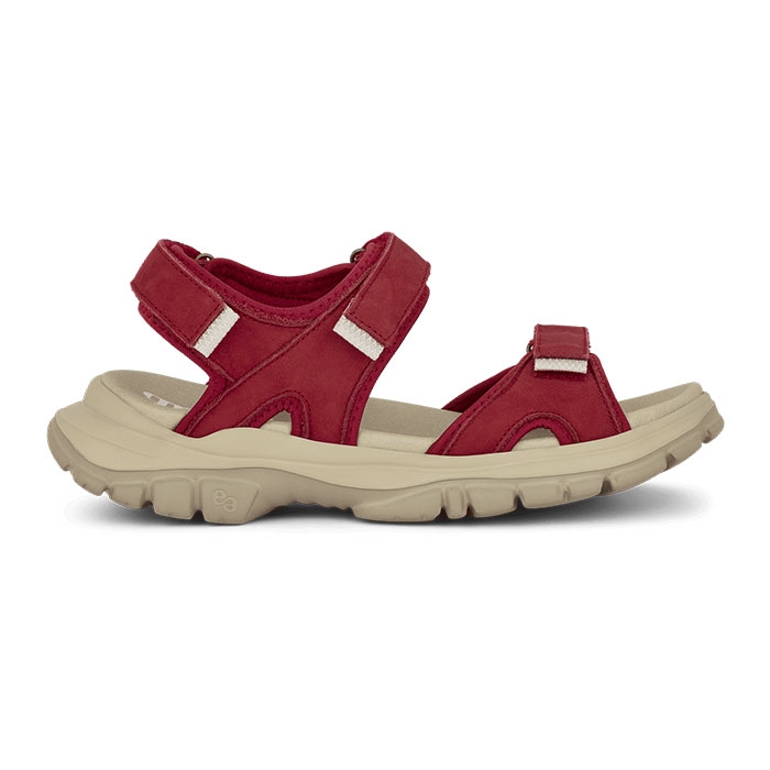 Grøn Komfort Kiruna Kaya Sandal – Rød Tilbud!