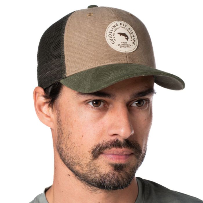Guideline Badge Trucker Cap   Forest