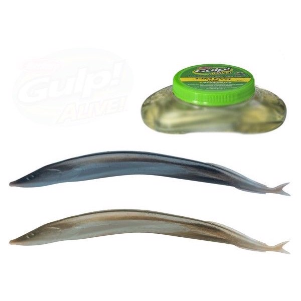 Gulp Alive Sandeel Tobis - Effektiv Fiskegel i Spand 220g