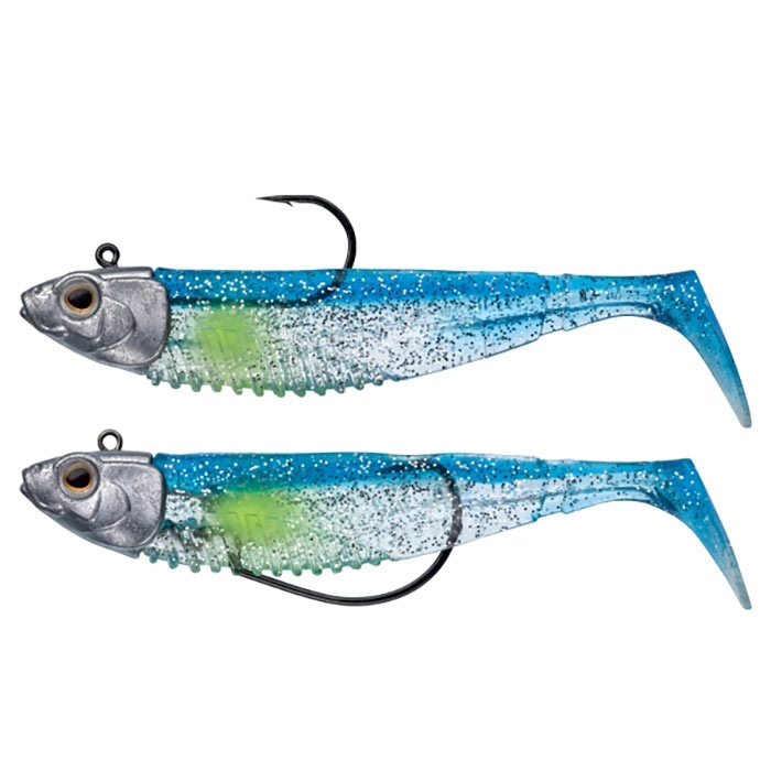 Gunki G Bump SWM95 – 2 Stk Jelly Blue Gummifisk Tilbud
