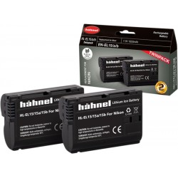 Hahnel Nikon HL El15hp Batteri Twin Pack - Fantastisk Tilbud!