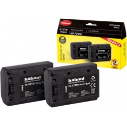 Hahnel Batteri til Sony HL XZ100 - Twin Pack Tilbud