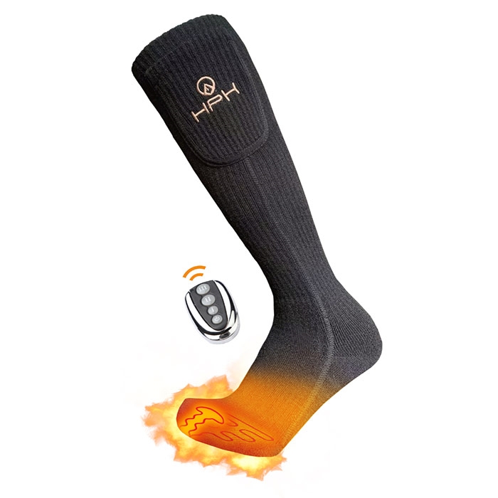 Happyhot Merino Varmesokker med Batteri – Hold Fødderne Varme!