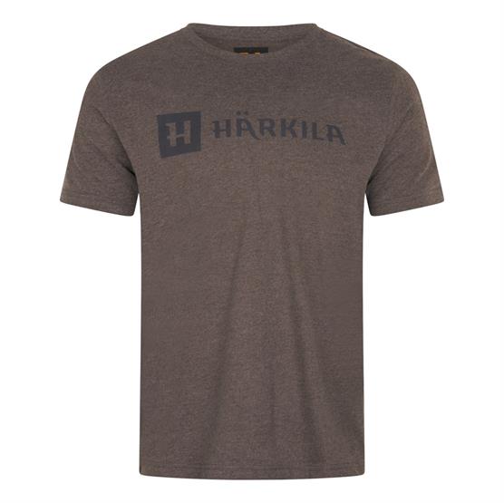 H? Rkila Identity S S T Shirt Mens  Brown Melange