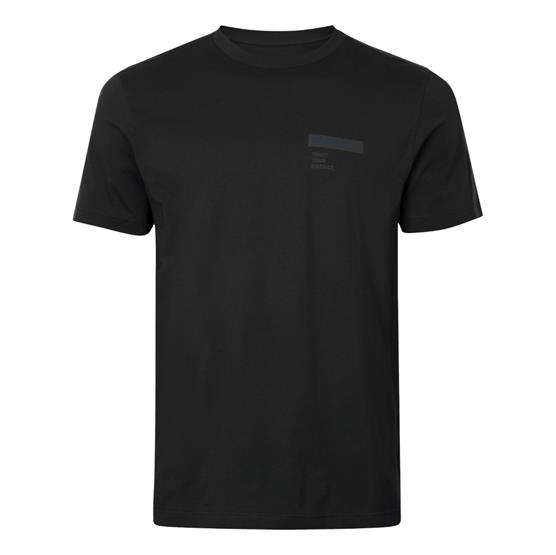 H? Rkila Logo Brand S S T Shirt Mens  Anthracite   Sea Blue