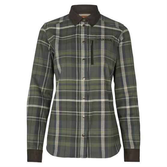 H? Rkila Pajala L S Skjorte Womens  Olive Check