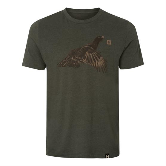 H? Rkila Topp S S T Shirt Mens  Forest Night Grouse