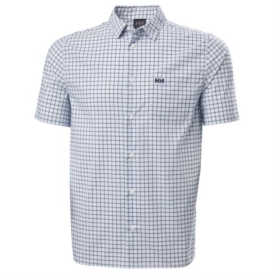 Helly Hansen Mens Fjord Qd Ss Shirt   White