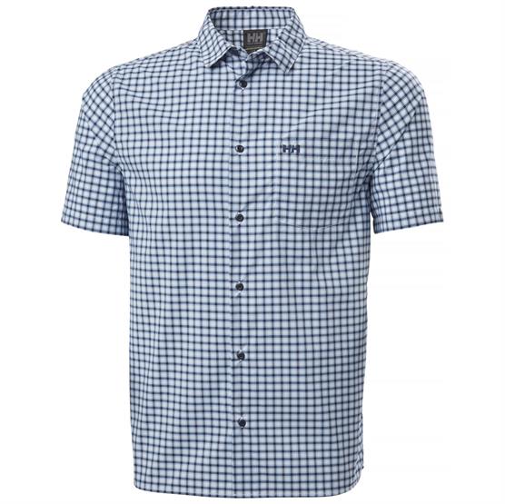 Helly Hansen Mens Fjord Qd Ss Shirt   Navy