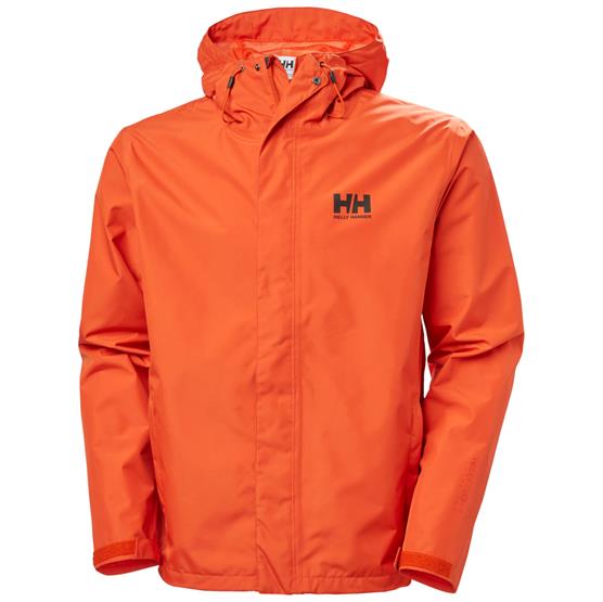 Helly Hansen Seven J Skaljakke i Patrol Orange og Sort
