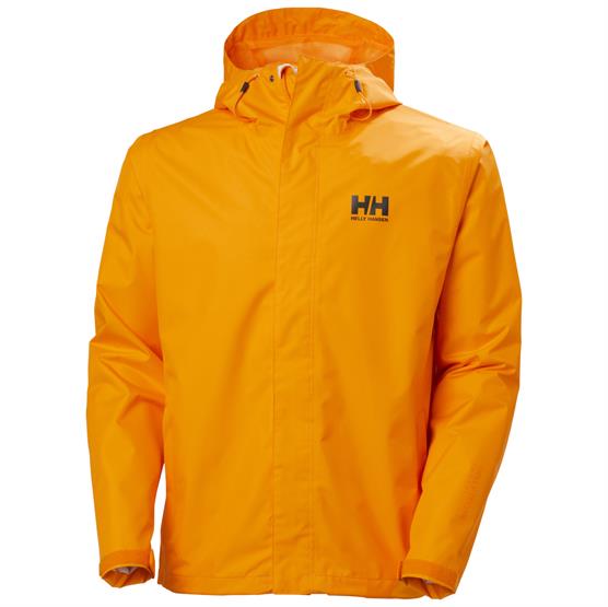 Helly Hansen Seven J Regnjakke i Papaya - Tilbud!