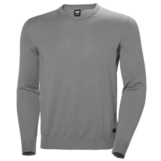 Helly Hansen Skagen Merino Sweater til Herre - Grå Melange