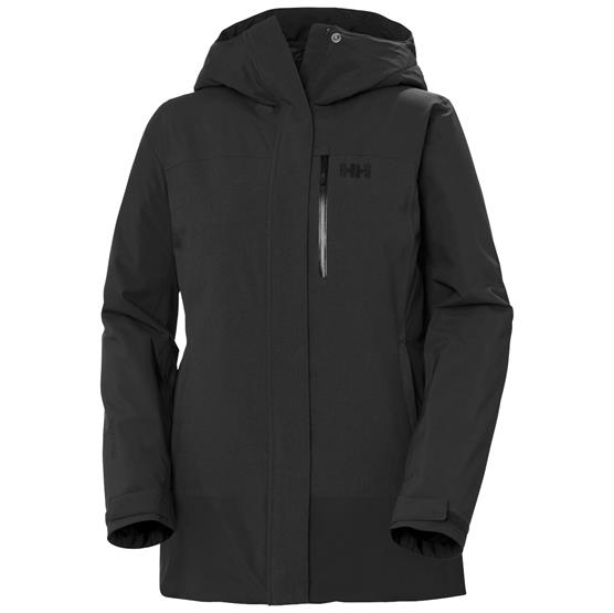 Helly Hansen Dame Snowplay Lang Ins Jakke - Sort