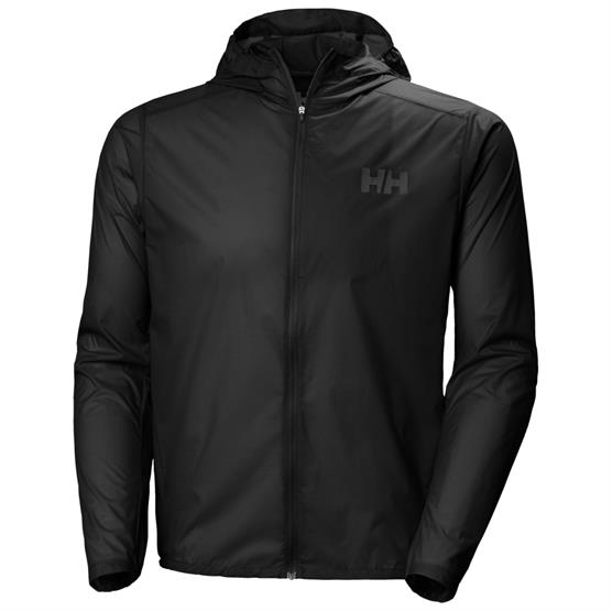 Helly Hansen Mens Trail Windbreaker Jacket  Black