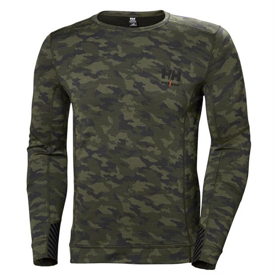 Helly Hansen Mens Lifa Merino Crewneck  Camo