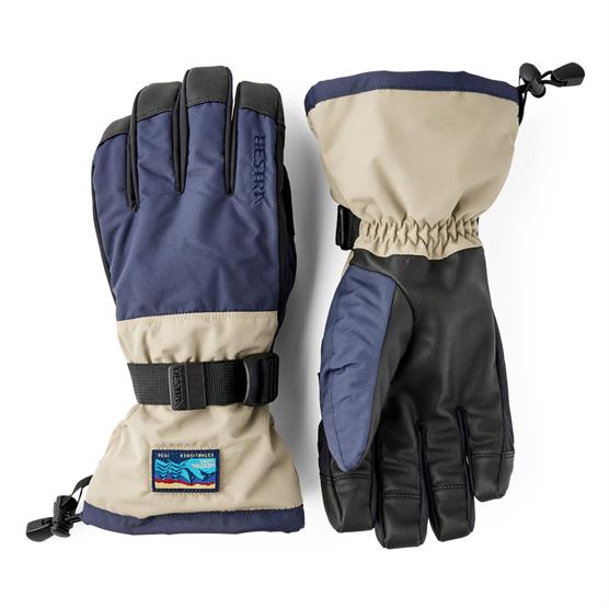 Hestra Gauntlet Sr      Finger  Dark Navy   Beige
