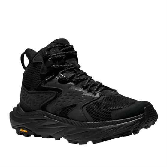 Hoka Womens Anacapa   Mid Gtx  Black   Black