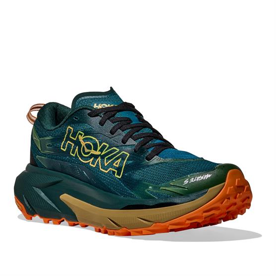 Hoka Mens Mafate   Tidal Wave   Mustard Seed