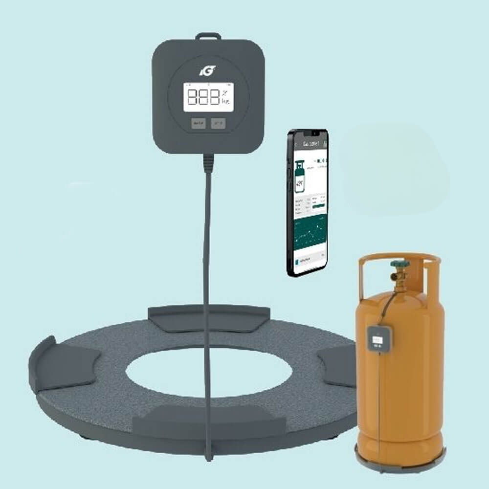 Igasview Gasvægt med Smartphone App - Perfekt til Camping!