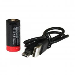 Japcell JC123R Genopladeligt Li-Ion Batteri med USB-C