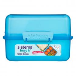 Sistema Lunch Cube L - Blå Madkasse på tilbud!