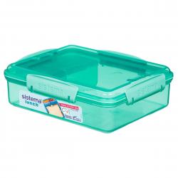 Sistema Snack Attack Duo 975ml - Grøn Madkasse på tilbud!