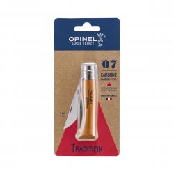 Opinel No  Carbon Steel   Cm  Bøg Blister   Kniv