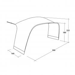 Outwell Wakefield M Tent Connector   Tilbehør Til Telte