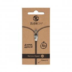 Zlideon Narrow Zipper Xs   Silver   Str  Xs   Lynlås