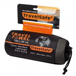 Travelsafe Traveltowel Microfiber S   X   Cm    Purple   Str  Stk    Håndklæde
