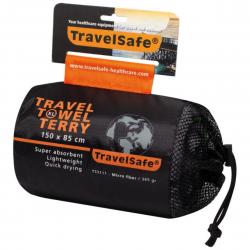 Travelsafe Traveltowel Terry Microfiber L   X     Charcoal Green   Håndklæde