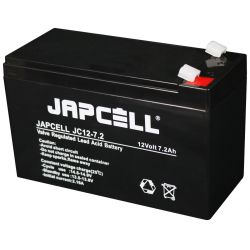 Japcell AGM Batteri JC12-7.2 F1 – Hurtig levering!