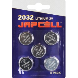 Japcell CR2032 3V Lithiumbatterier – 5 Stk Tilbud