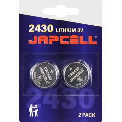 Japcell Lithium CR2430 Batterier - 2 stk. Pakke til Elektronik