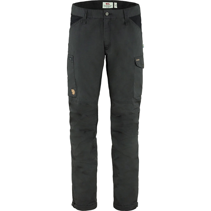 Fj? Llr? Ven Kaipak Trousers Herre   Mænd Dark Grey Black Regular   Herretøj