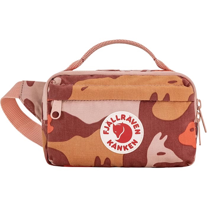 Fj? Llr? Ven Kånken Graphics Hip Pack Chalk Rose Hidden Animals   Hoftetasker   Bæltetasker