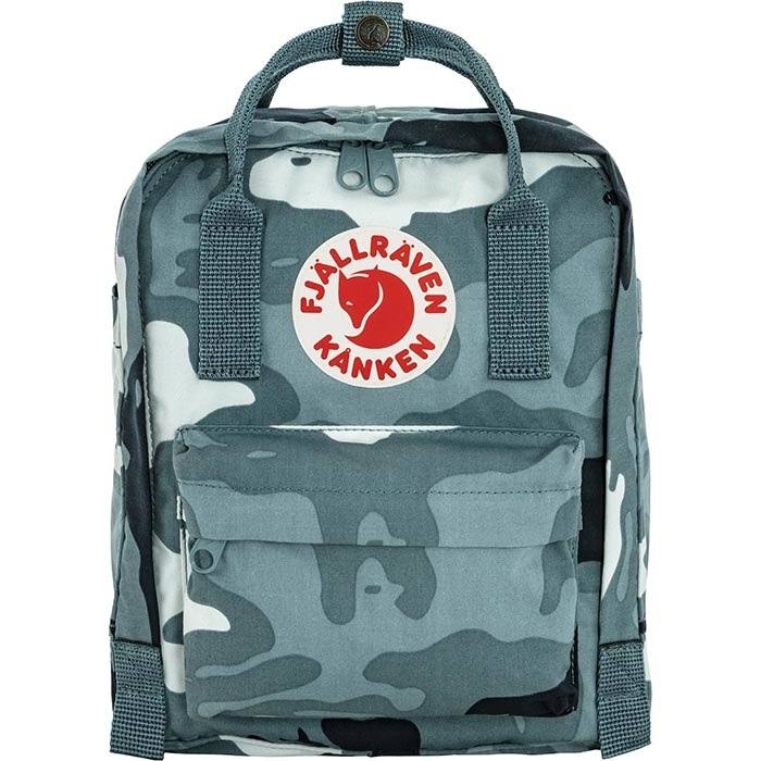 Fj? Llr? Ven Kånken Graphics Mini  L Nimbus Blue Hidden Animals   Børnetasker