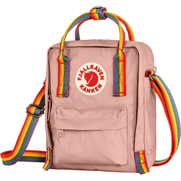 Fj? Llr? Ven Kånken Rainbow Sling Chalk Rose   Hverdagstasker